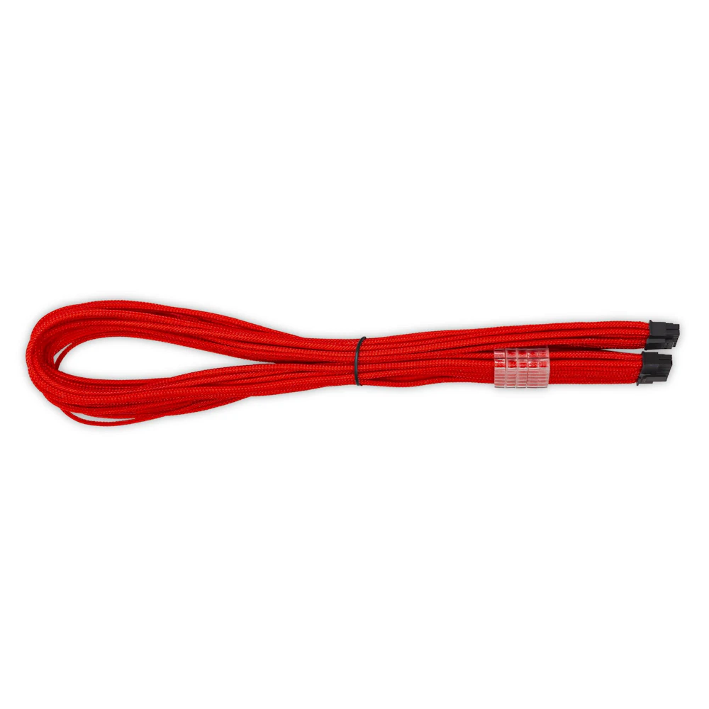 GamerChief 12VHPWR 60cm Male to Male Sleeved Cable (Red)