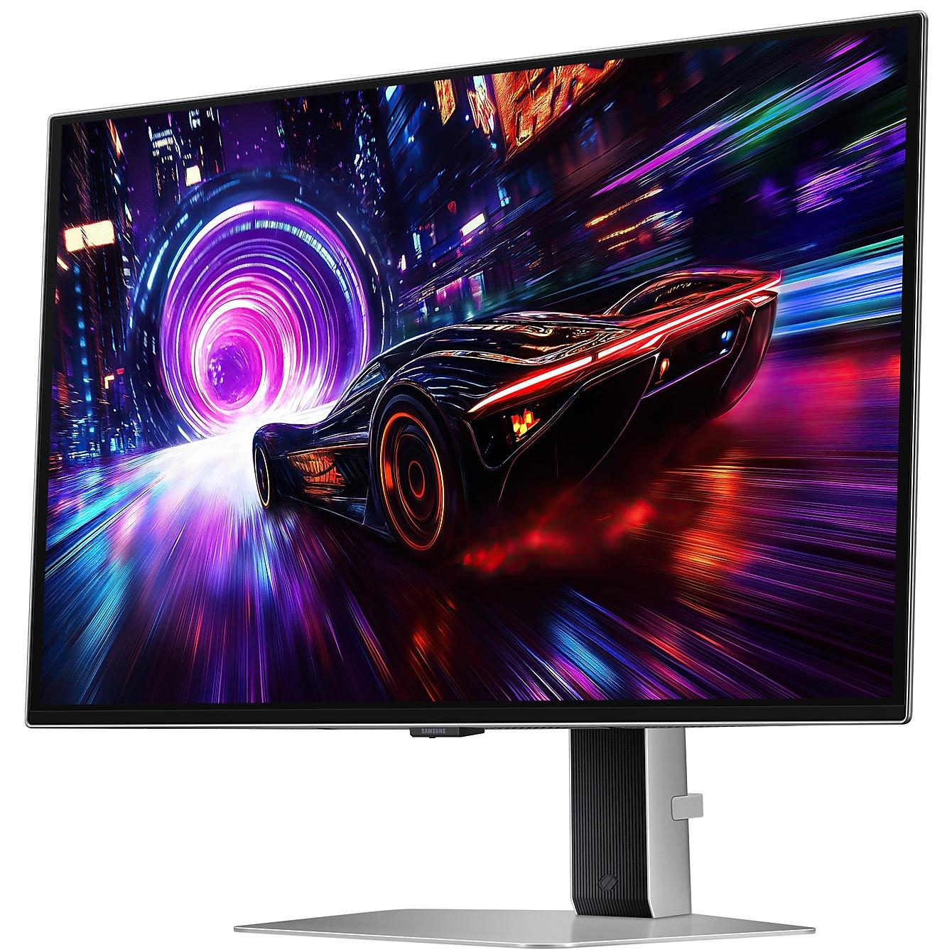 A large main feature product image of Samsung Odyssey OLED G8 - 27" 4K 2160p 240Hz 0.03ms OLED Gaming Monitor