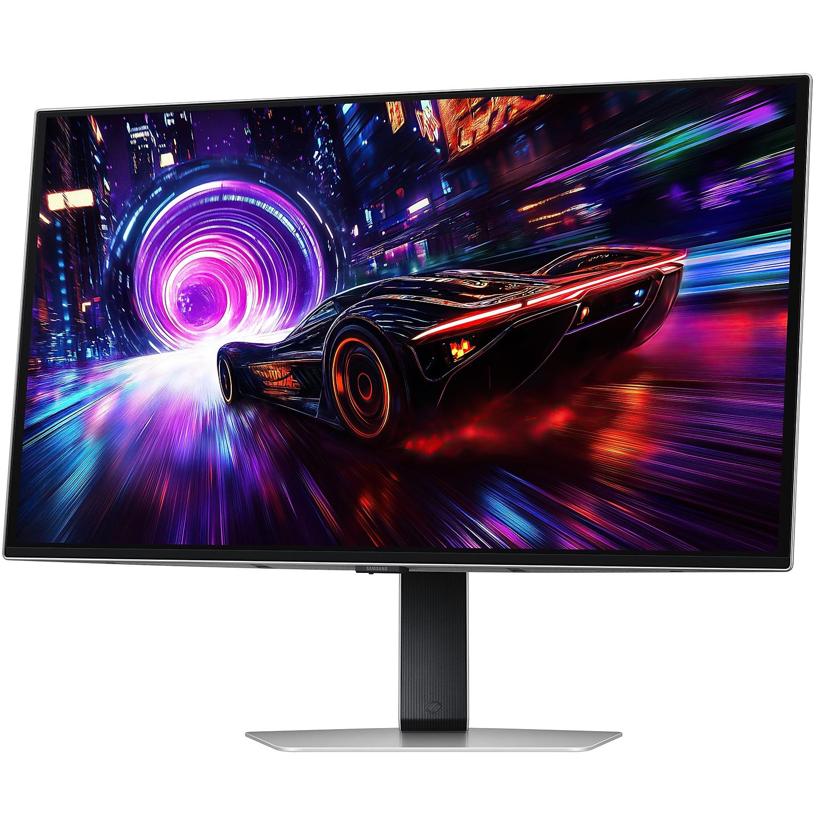 A large main feature product image of Samsung Odyssey OLED G8 - 27" 4K 2160p 240Hz 0.03ms OLED Gaming Monitor