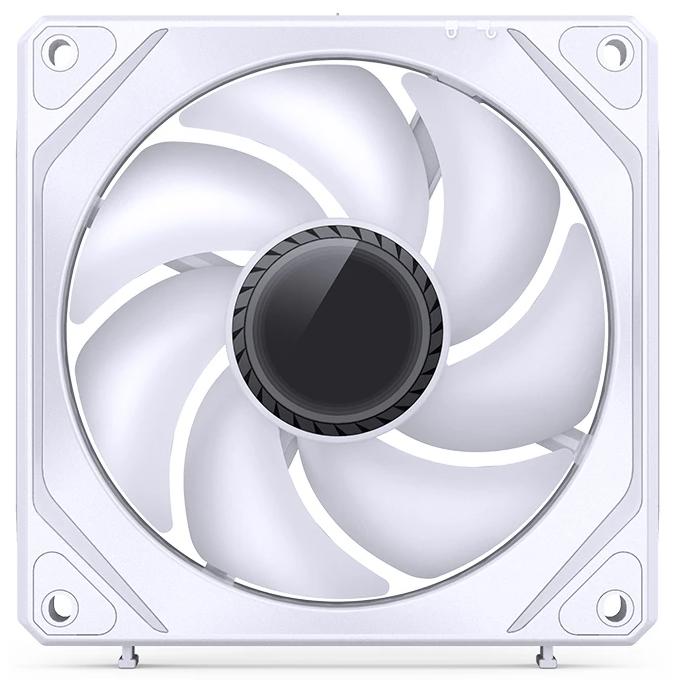 A large main feature product image of Jonsbo ZL-120 ARGB 120mm PWM Modular Fan 3-Pack (White)