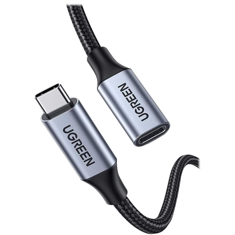 A large main feature product image of UGREEN USB 3.2 Gen 2 Type-C Extension Cable (1m)