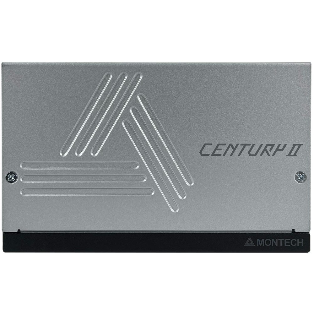 A large main feature product image of Montech CENTURY II 850W Gold ATX 3.1 PCIe 5.1 Modular PSU