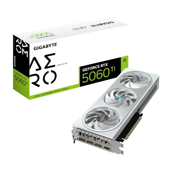 Gigabyte GeForce RTX 5060 Ti AERO OC 8GB GDDR7 (White)
