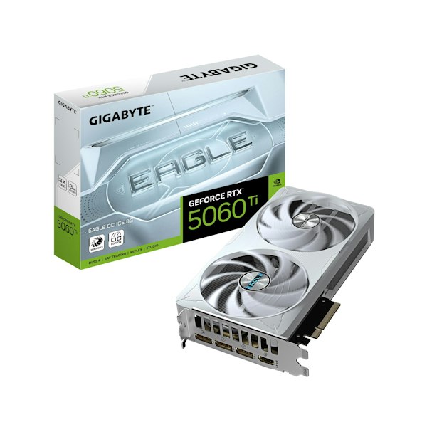 Gigabyte GeForce RTX 5060 Ti EAGLE OC ICE 8GB GDDR7 (White)