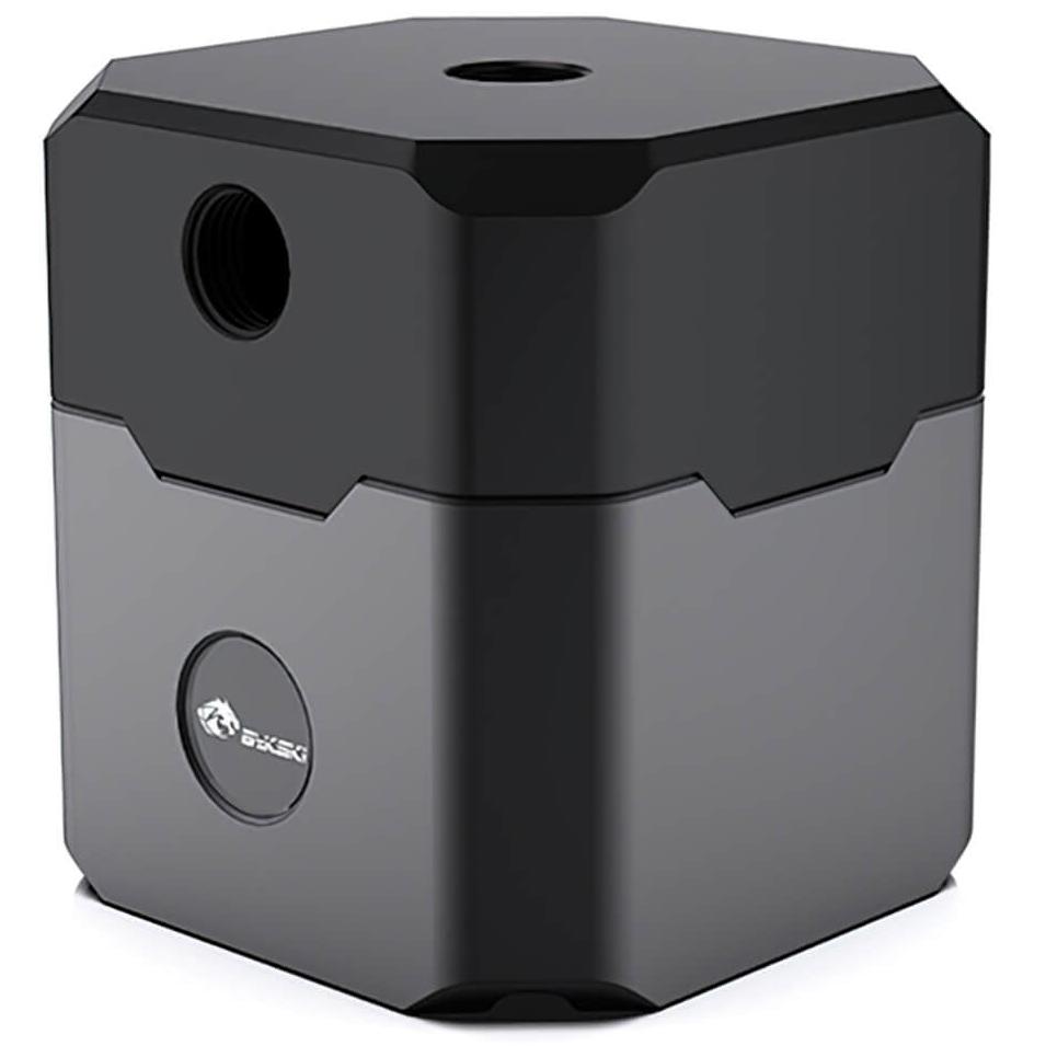 A large main feature product image of Bykski PWM D6 Pump w/ Acetal Top