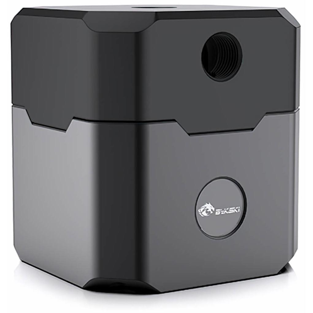 A large main feature product image of Bykski PWM D6 Pump w/ Acetal Top