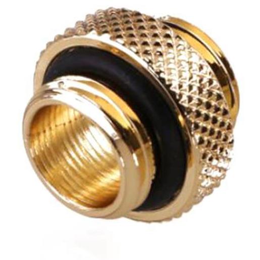 A large main feature product image of Bykski G1/4" Mini Male-Male Joiner Fitting (Gold)
