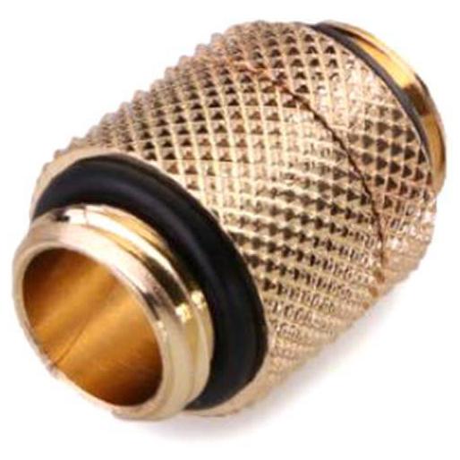 A large main feature product image of Bykski G1/4" Rotary Male-Male Joiner Fitting (Gold)