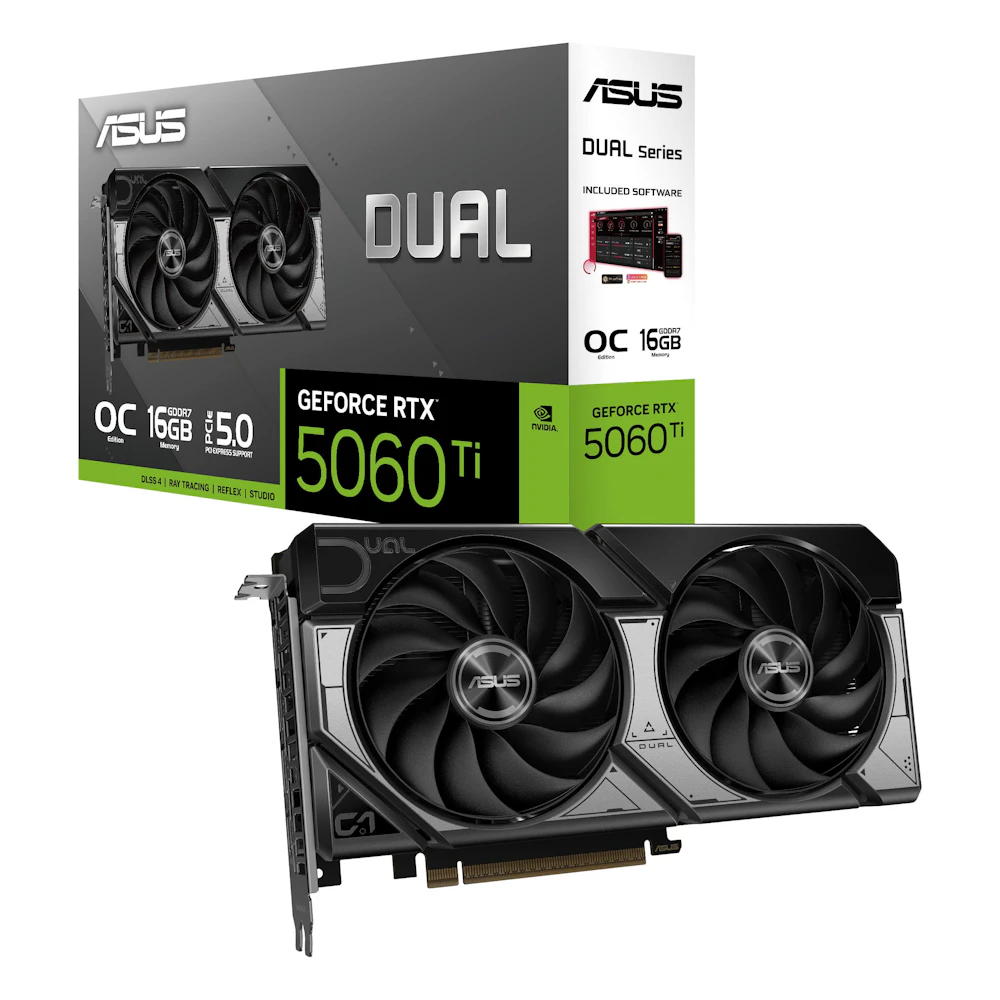 ASUS GeForce RTX 5060 Ti Dual OC 16GB GDDR7