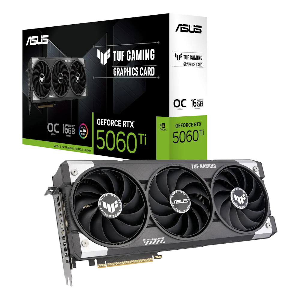 ASUS GeForce RTX 5060 Ti TUF Gaming OC 16GB GDDR7