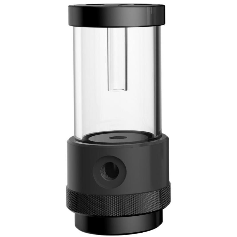 A large main feature product image of Bykski 100mm D5 Pump/Reservoir Combo (Acetal/Acrylic)