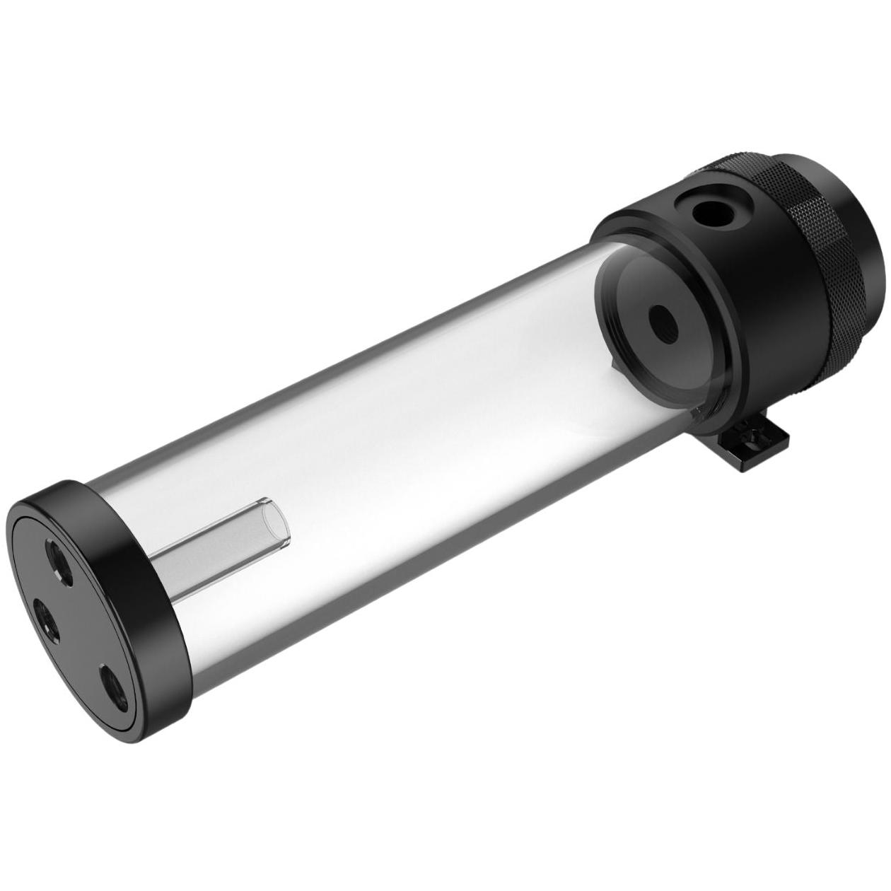 A large main feature product image of Bykski 200mm D5 Pump/Reservoir Combo (Acetal/Acrylic)