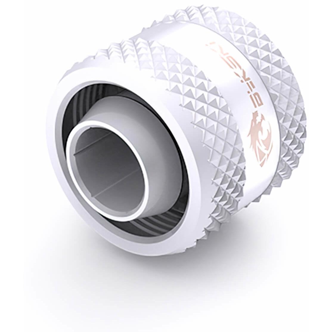 A large main feature product image of Bykski G1/4" 10/16mm Soft Tube Compression Fitting (White)