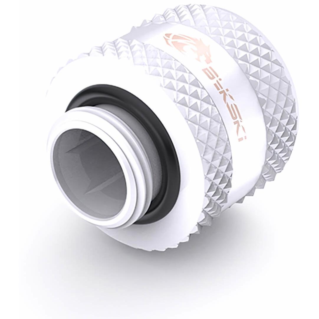 A large main feature product image of Bykski G1/4" 10/16mm Soft Tube Compression Fitting (White)