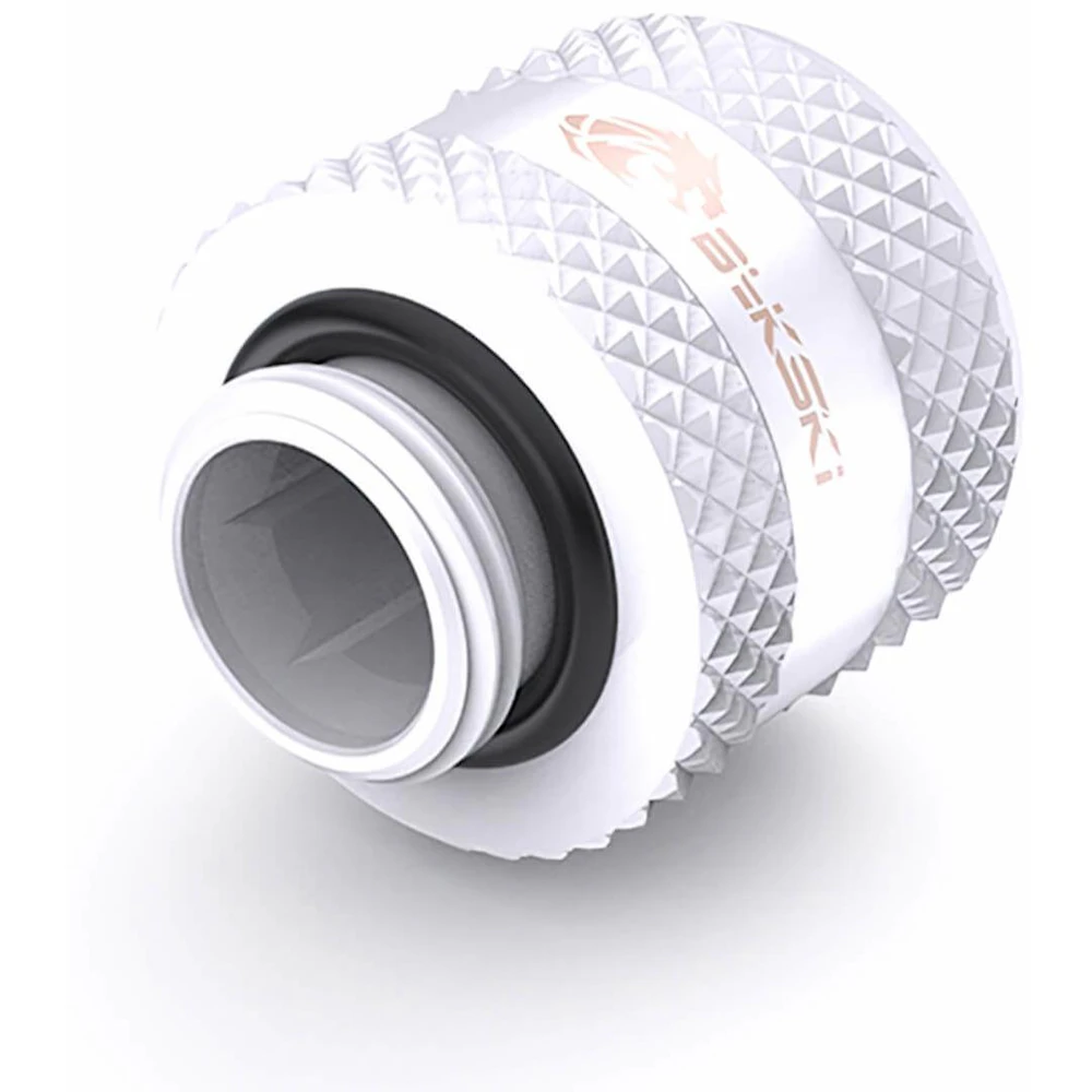 Bykski G1/4" 10/16mm Soft Tube Compression Fitting (White)