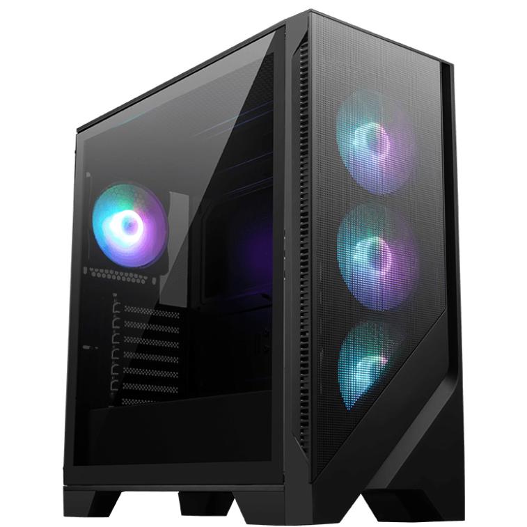 A large main feature product image of MSI MAG Forge 321R Mid Tower Case