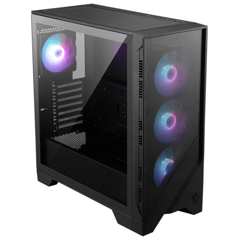 A large main feature product image of MSI MAG Forge 321R Mid Tower Case