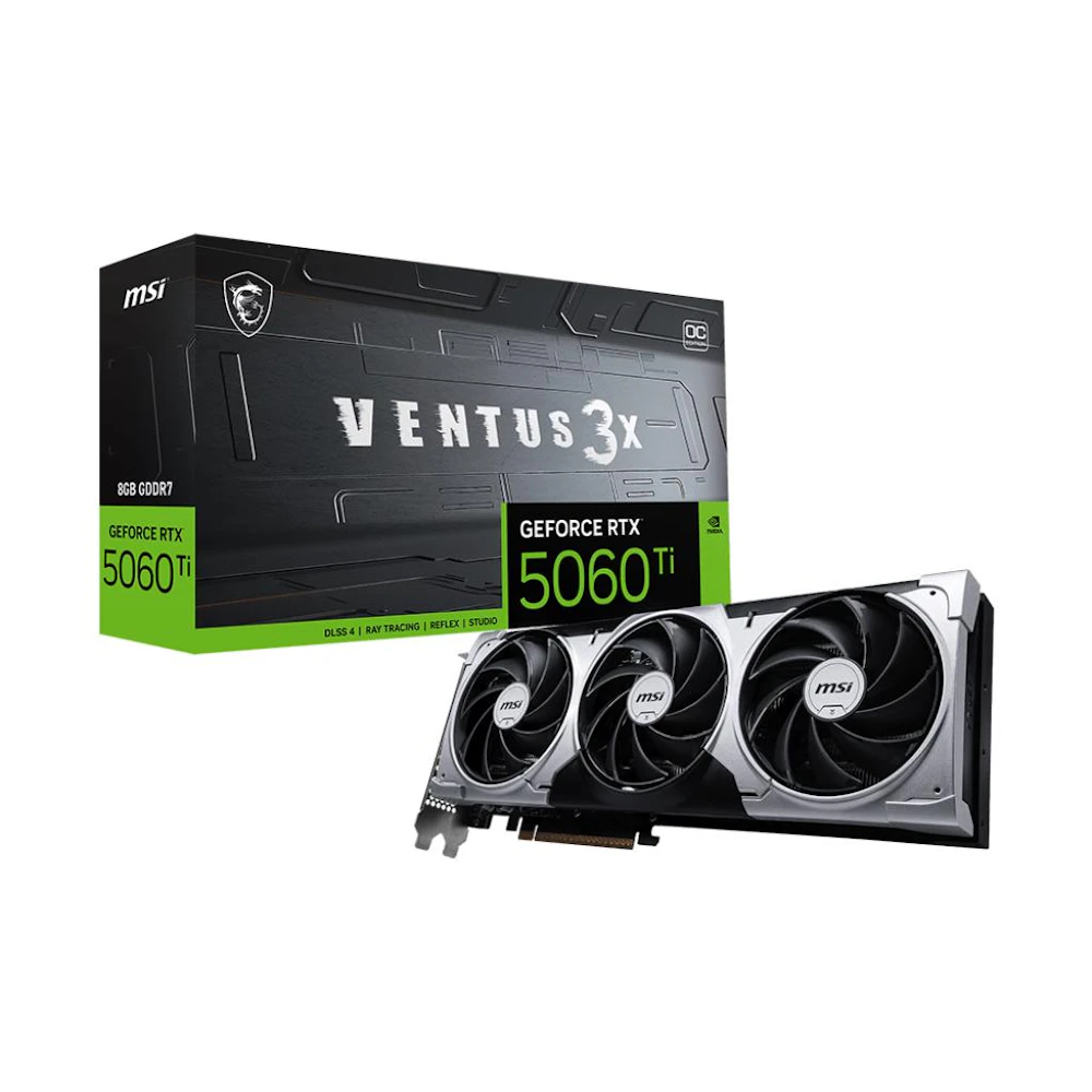 MSI GeForce RTX 5060 Ti 8GB GDDR7 VENTUS 3X OC