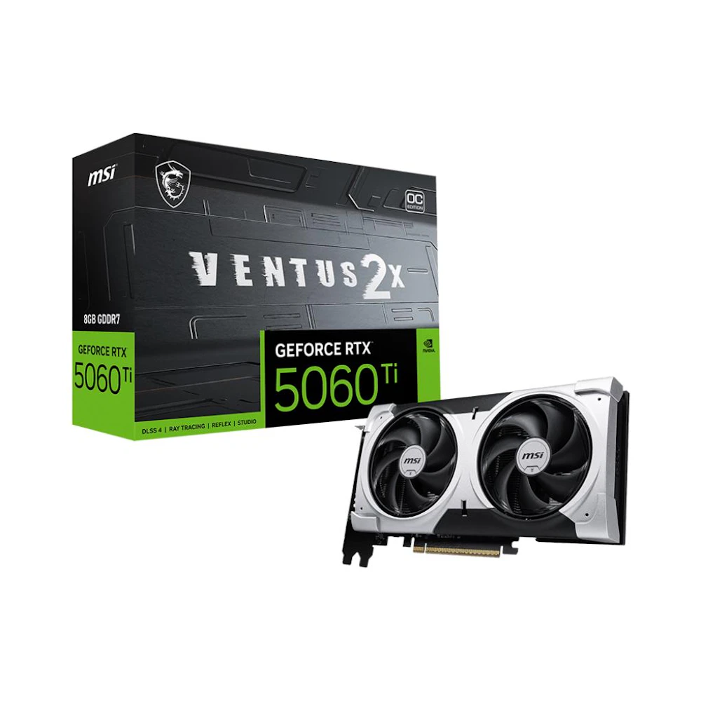 MSI GeForce RTX 5060 Ti 8GB GDDR7 VENTUS 2X OC PLUS