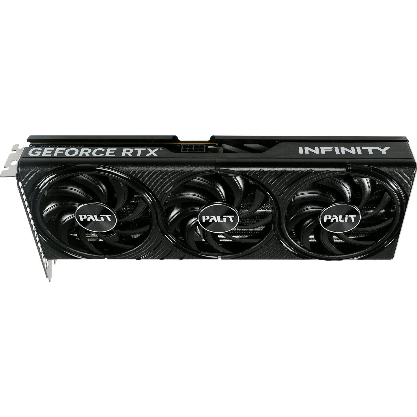 A large main feature product image of Palit GeForce RTX 5060 Ti Infinity 3 16GB GDDR7