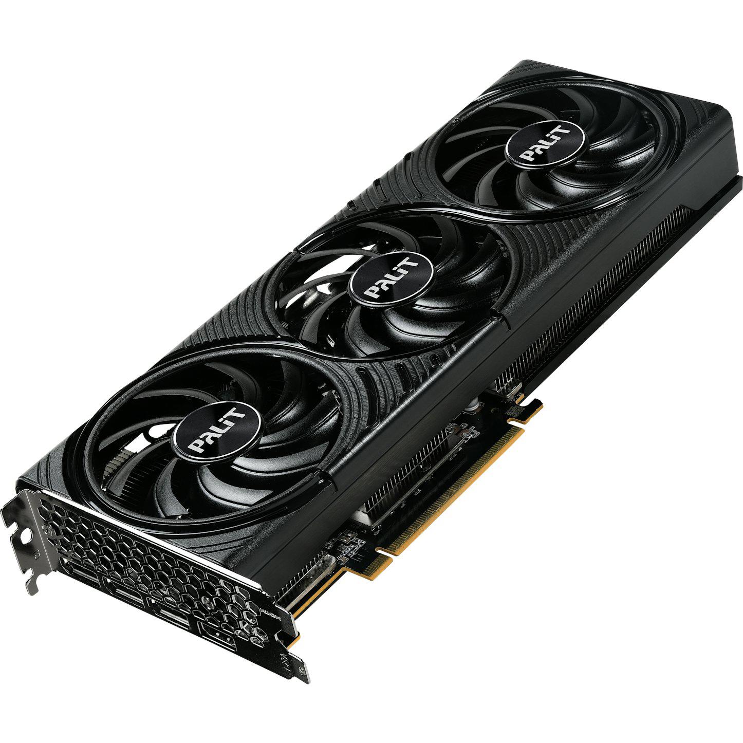 A large main feature product image of Palit GeForce RTX 5060 Ti Infinity 3 16GB GDDR7