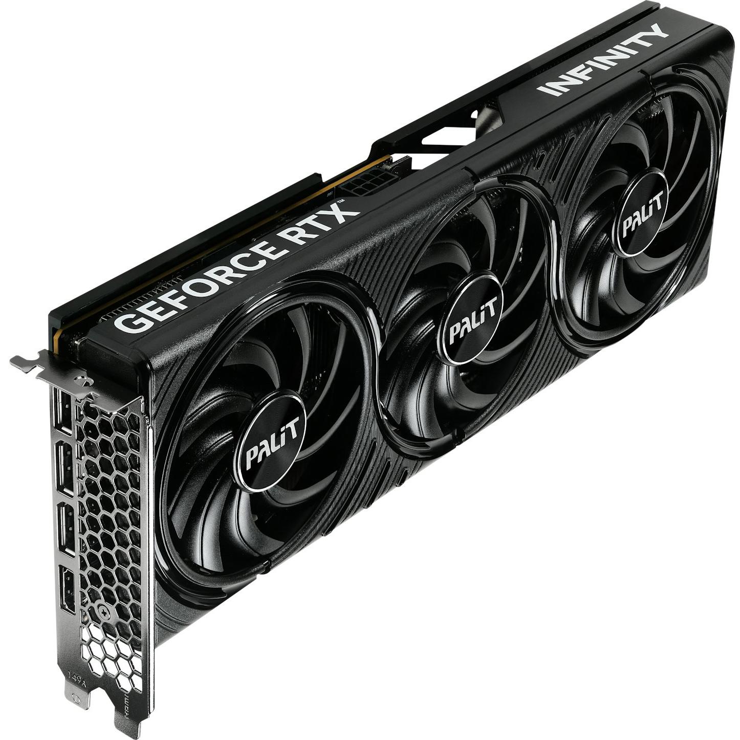 A large main feature product image of Palit GeForce RTX 5060 Ti Infinity 3 16GB GDDR7