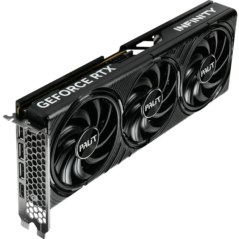 A large main feature product image of Palit GeForce RTX 5060 Ti Infinity 3 16GB GDDR7