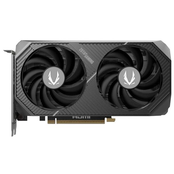 A large main feature product image of ZOTAC Gaming GeForce RTX 5060 Ti Twin Edge 8GB GDDR7