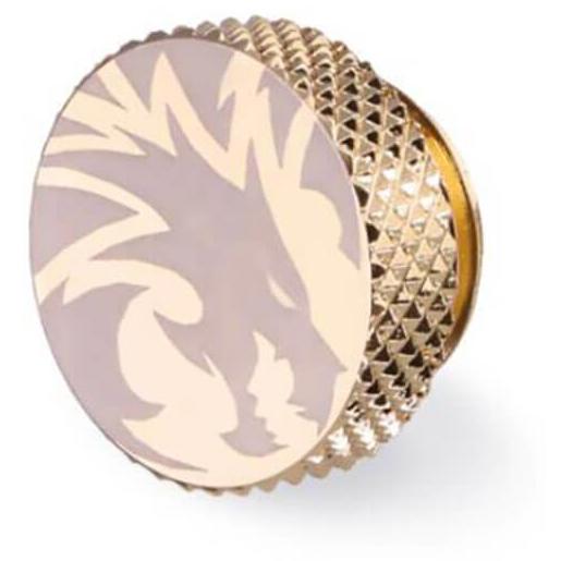 A large main feature product image of Bykski G1/4" Frozen Dragon Plug (Gold)