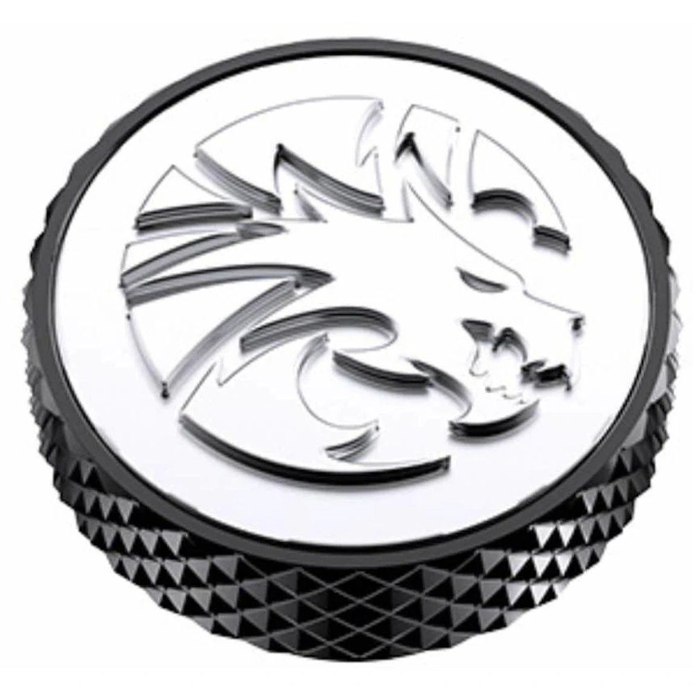 Bykski G1/4" Frozen Dragon Embossed Plug (Black)