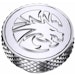A product image of Bykski G1/4" Frozen Dragon Embossed Plug (Silver)
