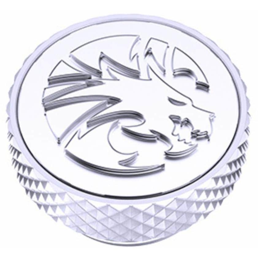 A large main feature product image of Bykski G1/4" Frozen Dragon Embossed Plug (White)