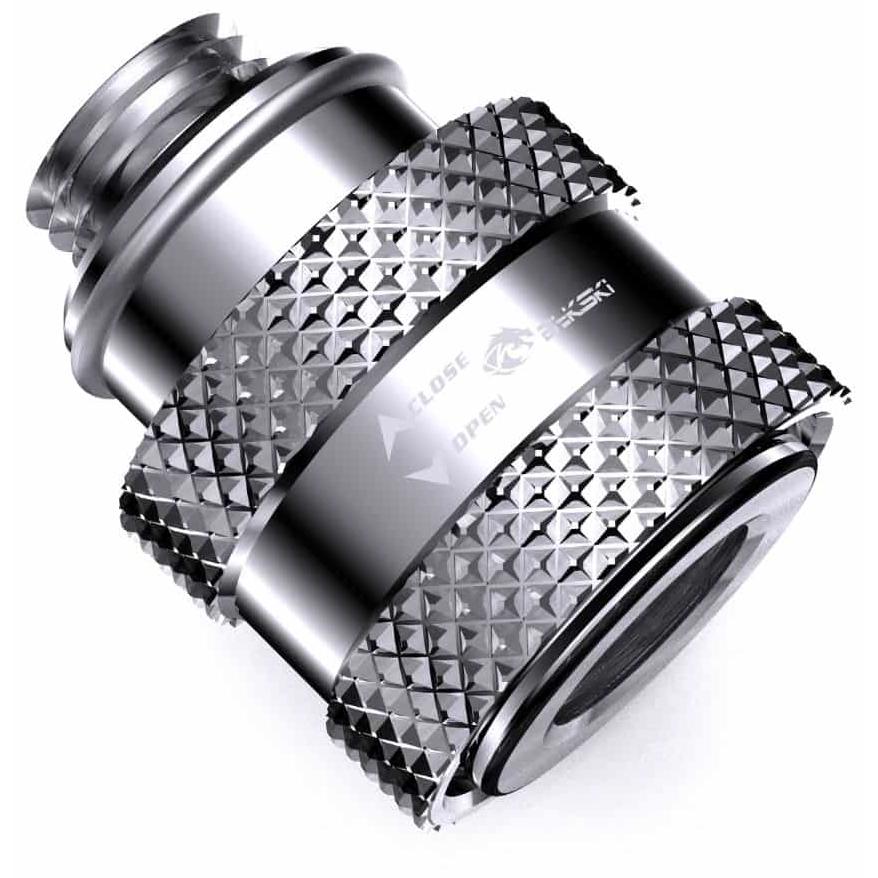 A large main feature product image of Bykski G1/4" Pull Drain Valve Fitting (Silver)