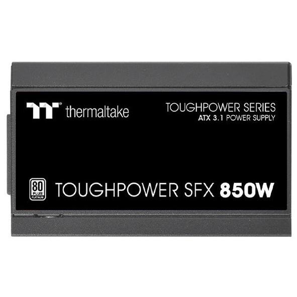 A large main feature product image of Thermaltake Toughpower SFX - 850W platinum PCIe 5.1 ATX 3.1 Fully Modular PSU