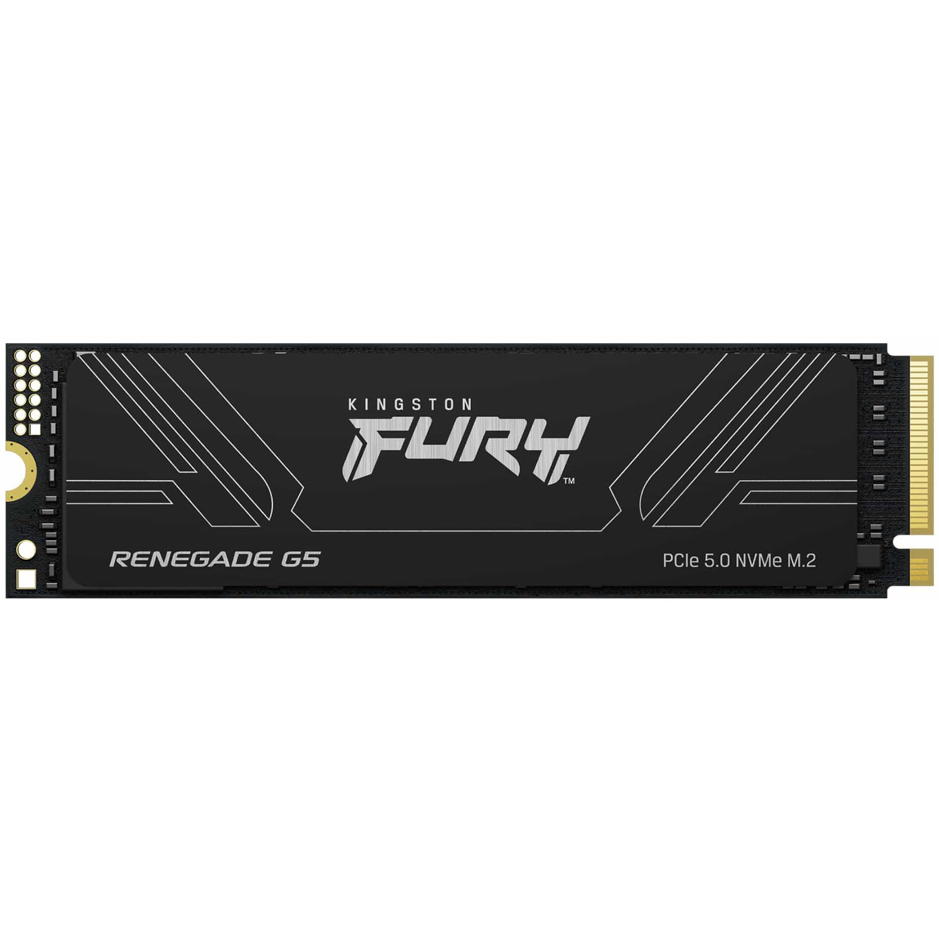 A large main feature product image of Kingston FURY Renegade G5 PCIe Gen5 NVMe M.2 SSD - 2TB