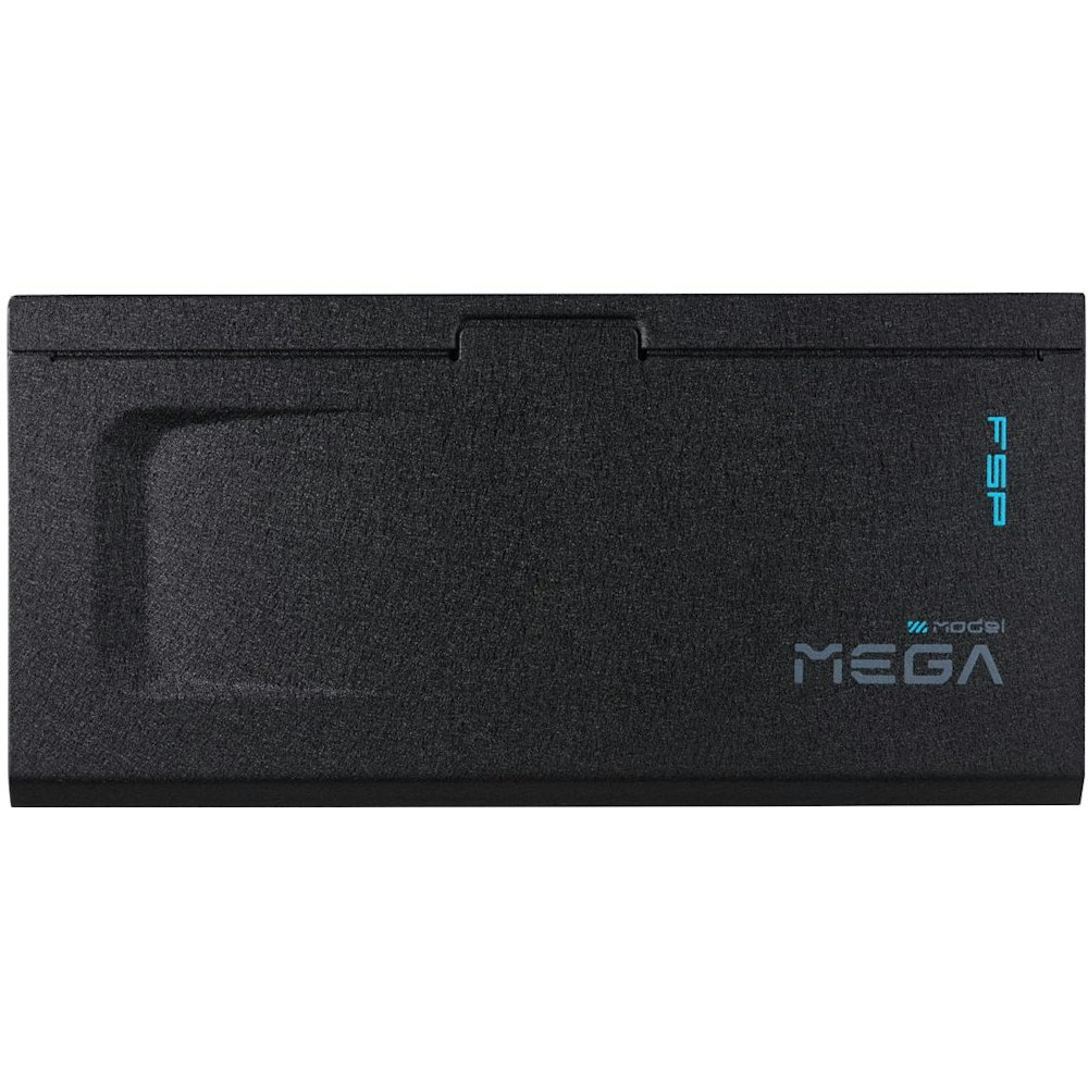 A large main feature product image of FSP Mega TI 1350W Titanium PCIe 5.1 ATX 3.1 Modular PSU