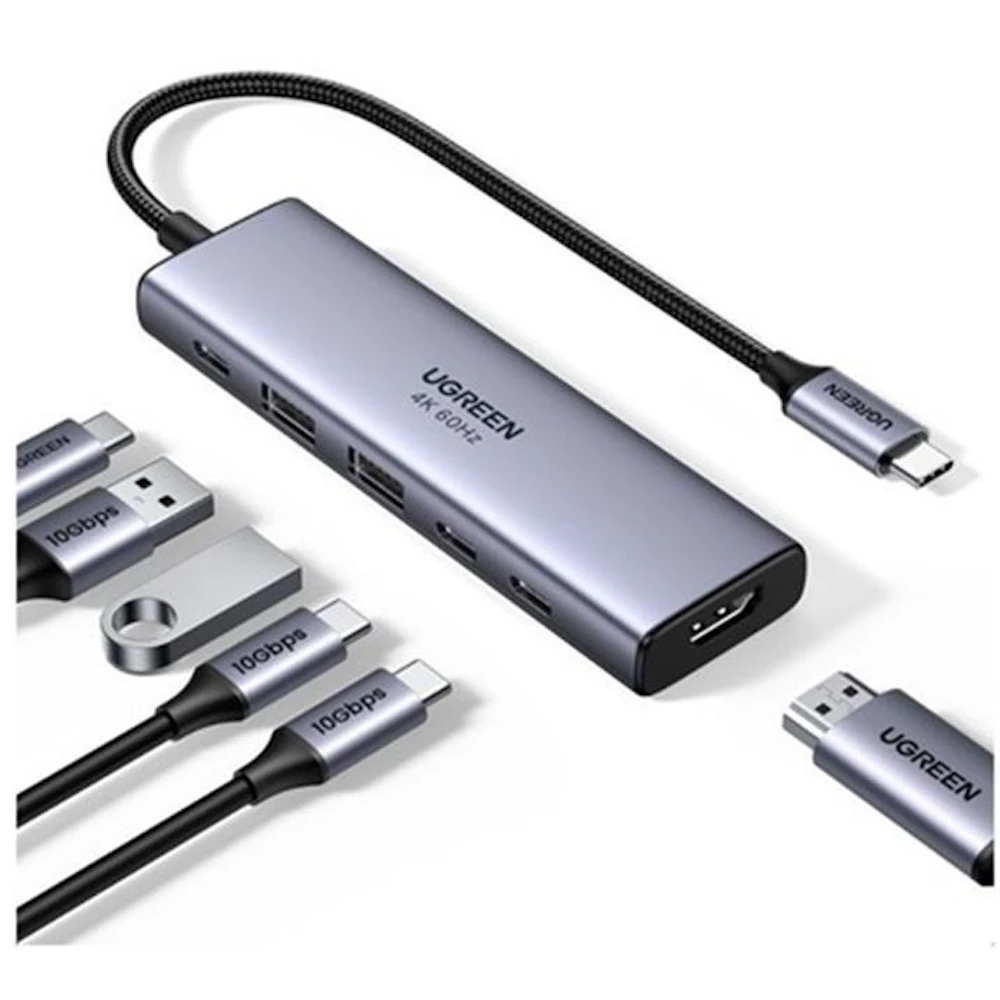 UGREEN 6-in-1 Single Display USB Type-C Hub