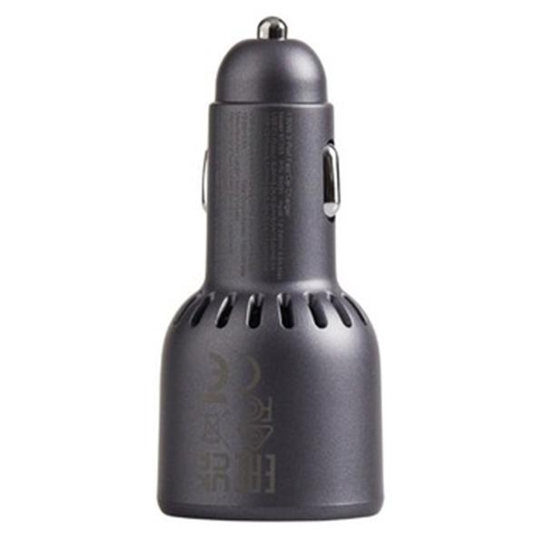 A large main feature product image of UGREEN 130W USB 3-Port Fast Car Charger w/ 100W Cable