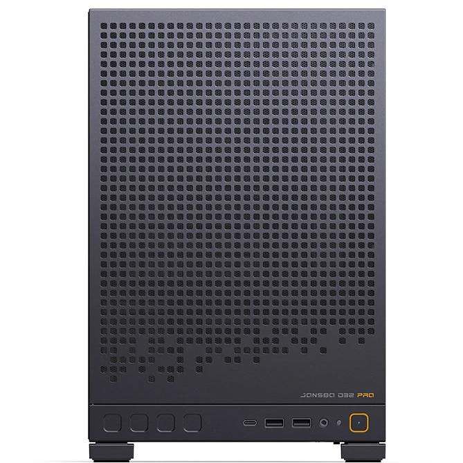 A large main feature product image of Jonsbo D32 PRO Glass 24L Compact mATX Case (Black)