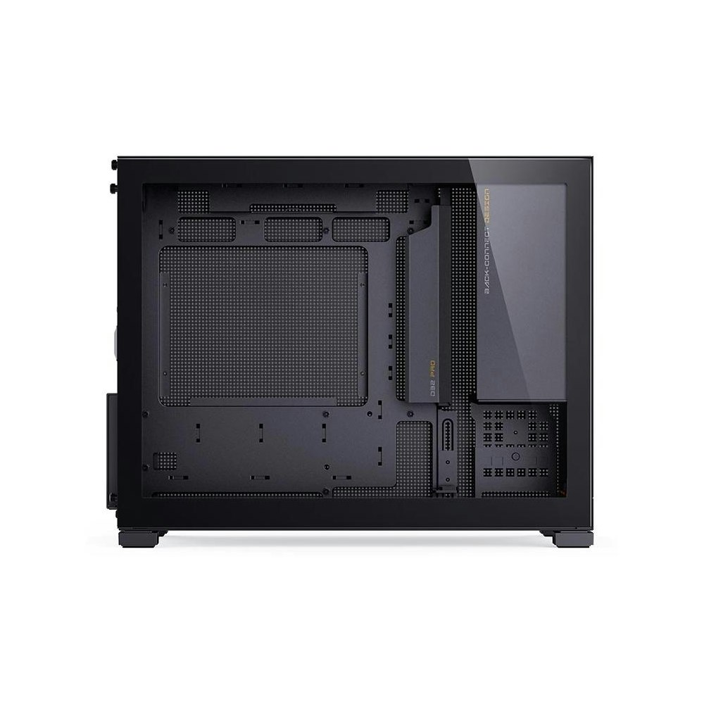 A large main feature product image of Jonsbo D32 PRO Glass 24L Compact mATX Case (Black)