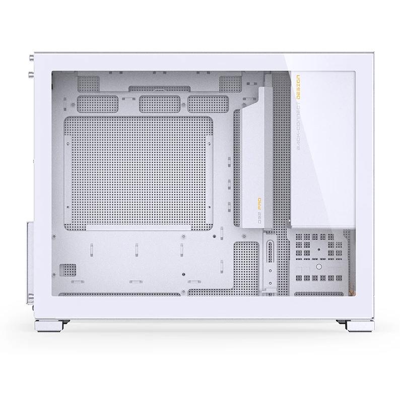 A large main feature product image of Jonsbo D32 PRO Glass 24L Compact mATX Case (White)
