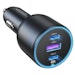 A product image of UGREEN 130W USB 3-Port Fast Car Charger
