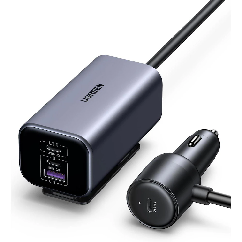 UGREEN 150W USB 4-Port Fast Car Charger