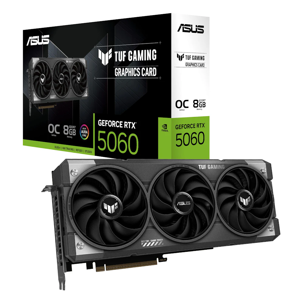 ASUS GeForce RTX 5060 TUF Gaming OC 8GB GDDR7