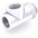 A product image of Bykski G1/4" 3-Way T Fitting (White)