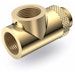 A product image of Bykski G1/4" 3-Way T Fitting (Gold)