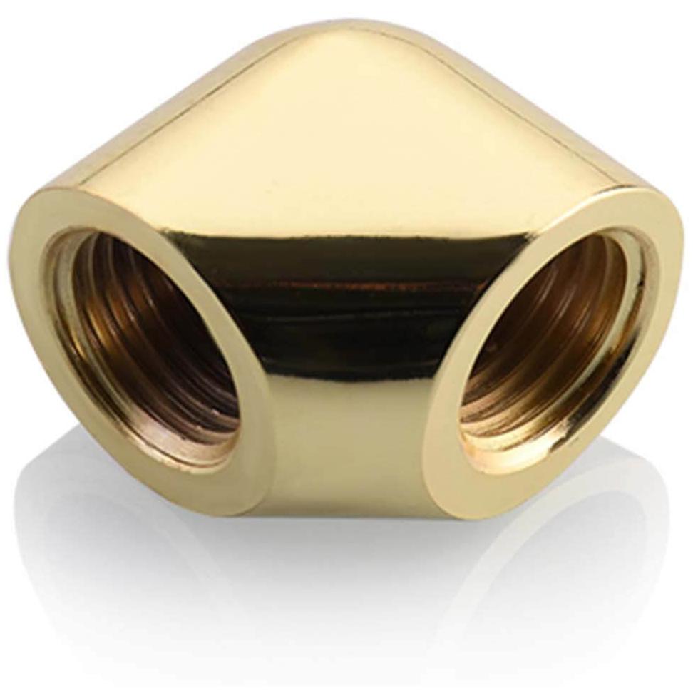 A large main feature product image of Bykski G1/4" 90 Degree Elbow Fitting (Gold)