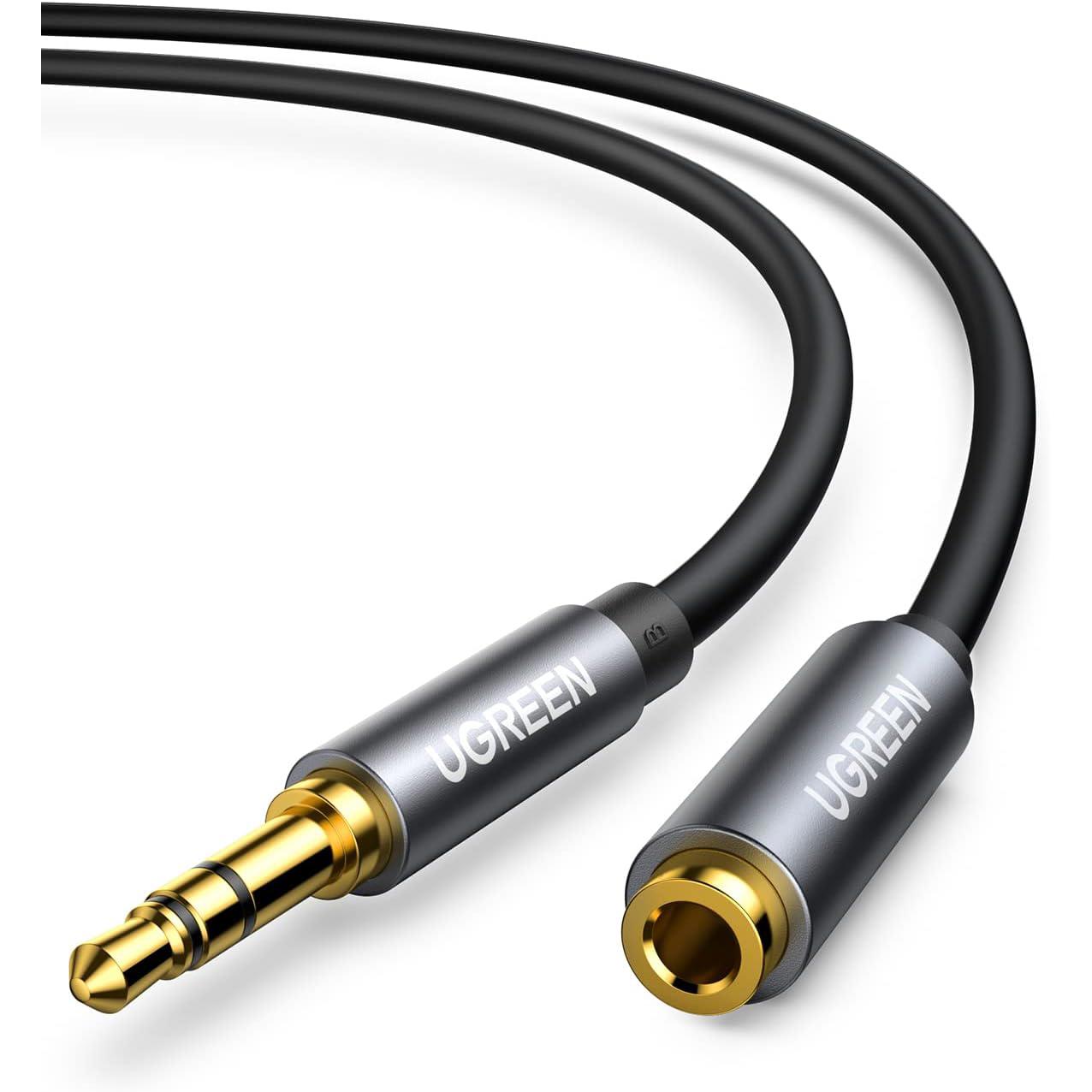 A large main feature product image of UGREEN 3.5mm Audio Extension Cable (3m)