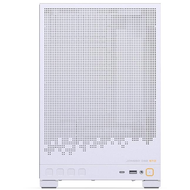 A large main feature product image of Jonsbo D32 Glass 24L Compact mATX Case (White)