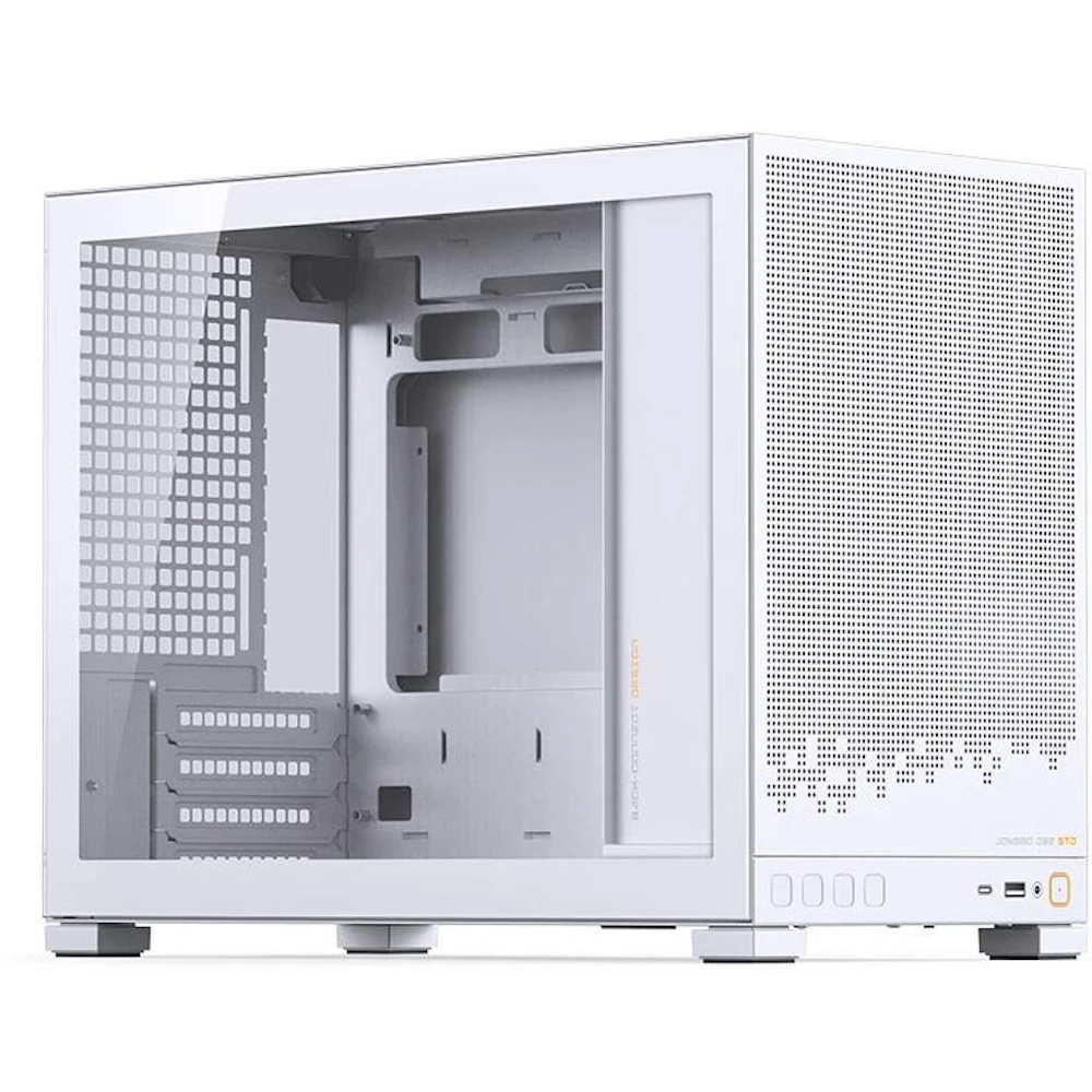 Jonsbo D32 Glass 24L Compact mATX Case (White)